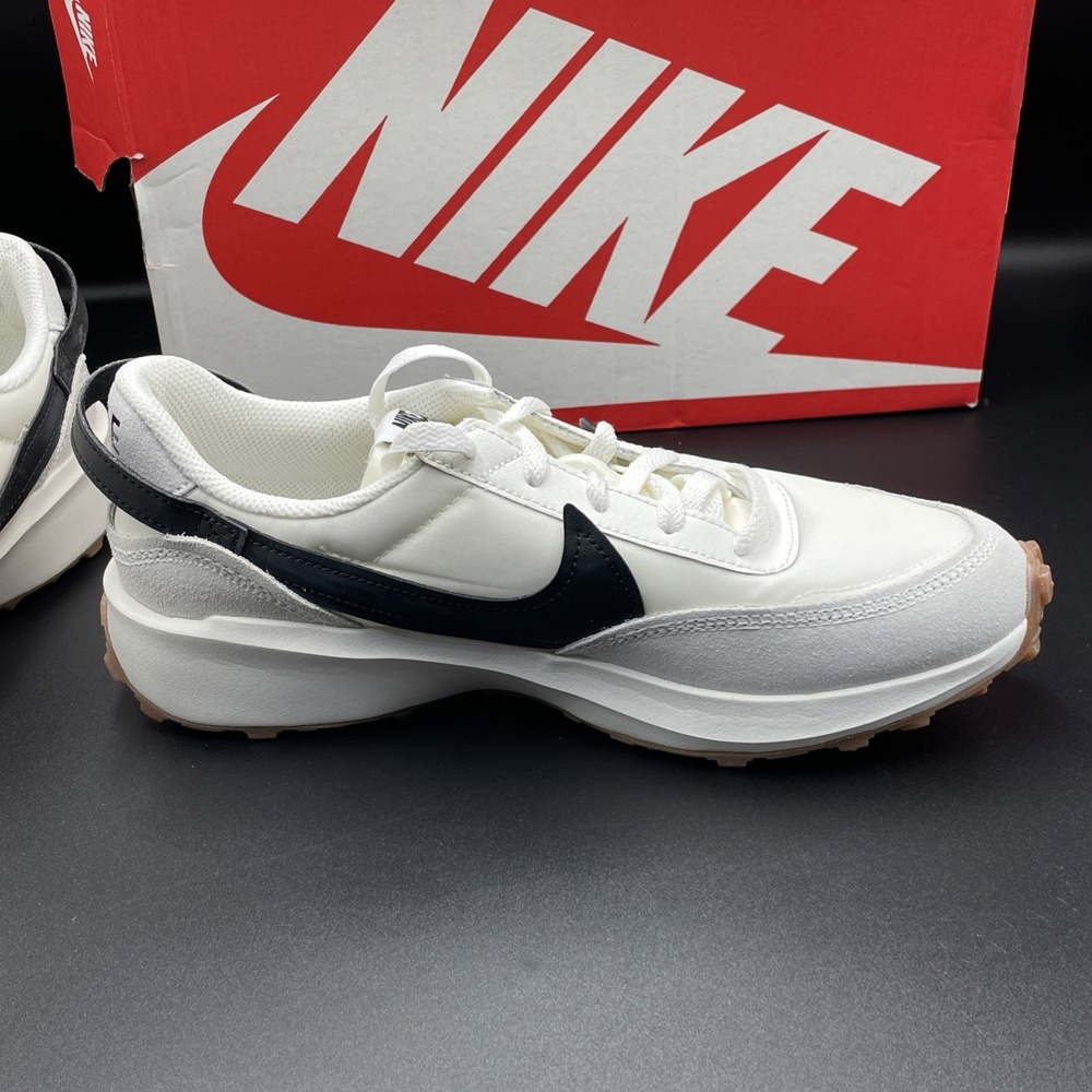 Nike Waffle Debut Shoes White / Sail / Black DH9523-109 Women's Size 11 NEW - Picture 6 of 7